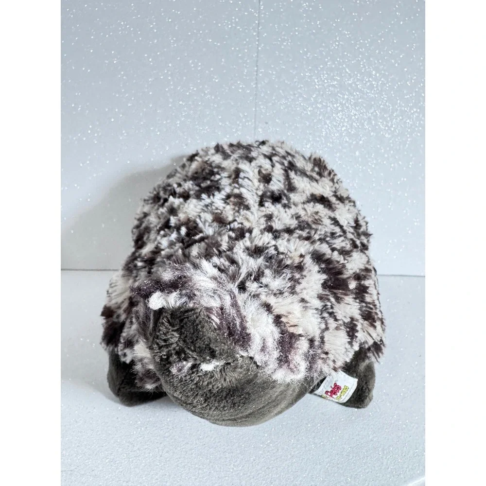 Pillow Pets Pee-Wees Dinosaur Plush Black White Spotted Spotted 11 inch Small